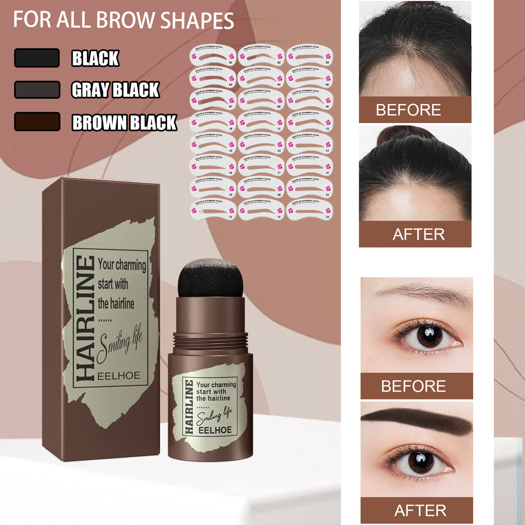 EELHOE Hairline, Eyebrow Marks, Eyebrow Cards, Eyebrow Cakes, Hairline, Eyebrow Marks, Natural, Lazy Eyebrows, Quick Makeup, Eyebrow Marks