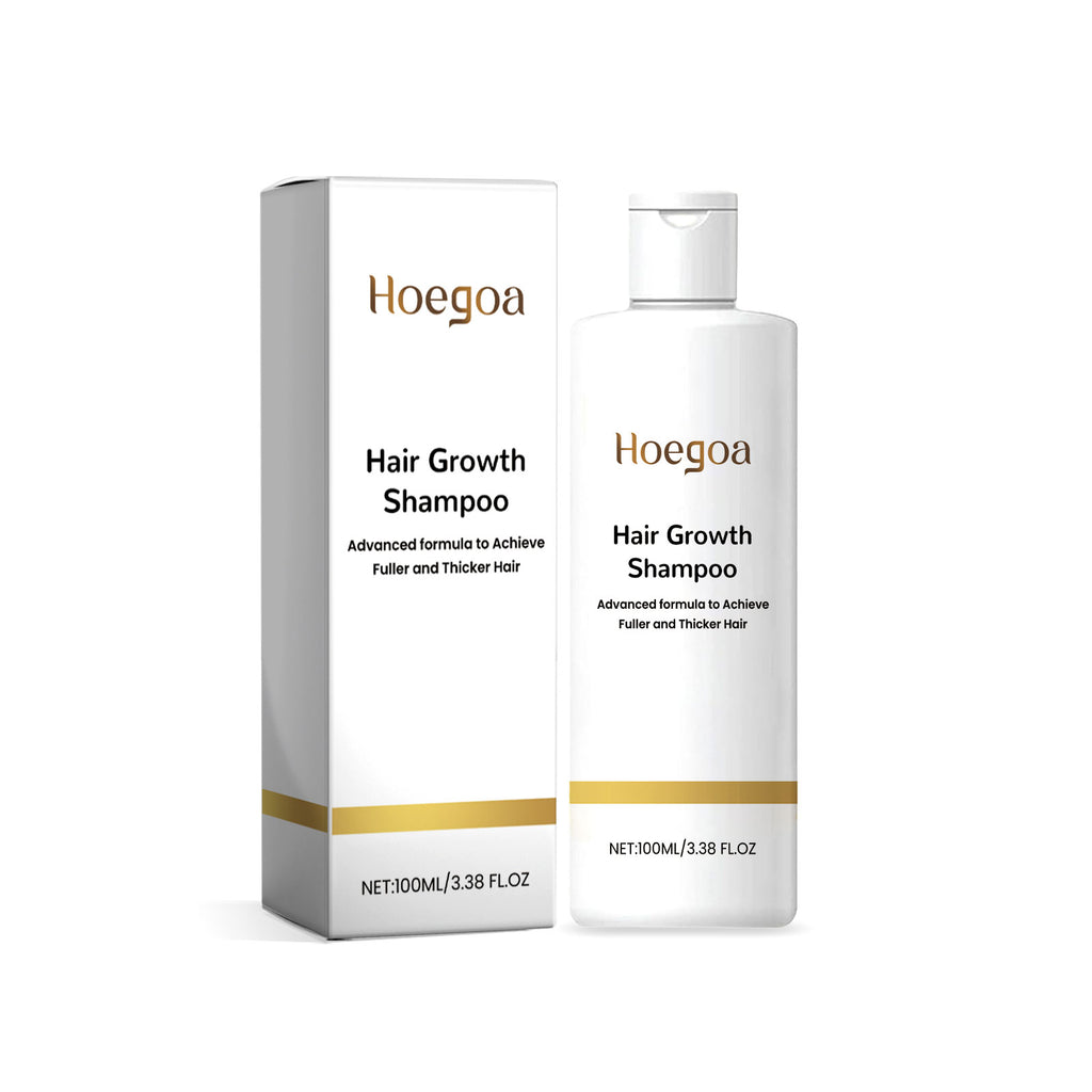 Hoegoa Rice Shampoo Scalp Cleansing Nourish Hair Repair Hair Follicles Smooth Hair Shampoo