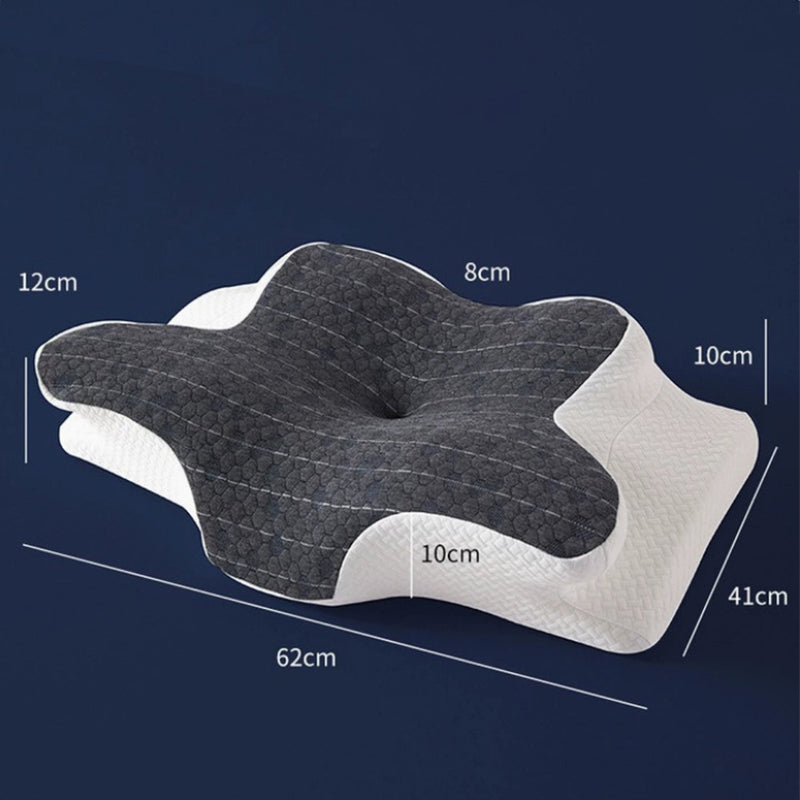 Cooling Viscoelastic Memory Foam Pillow – Heat-Resistant Slow Rebound Cushion