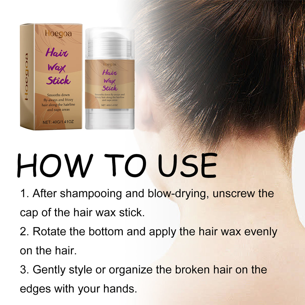 Hoegoa Hair Straightening Stick, A Natural And Lustrous Hair Straightening Stick That Smoothes Frizz And Provides Long-Lasting Styling