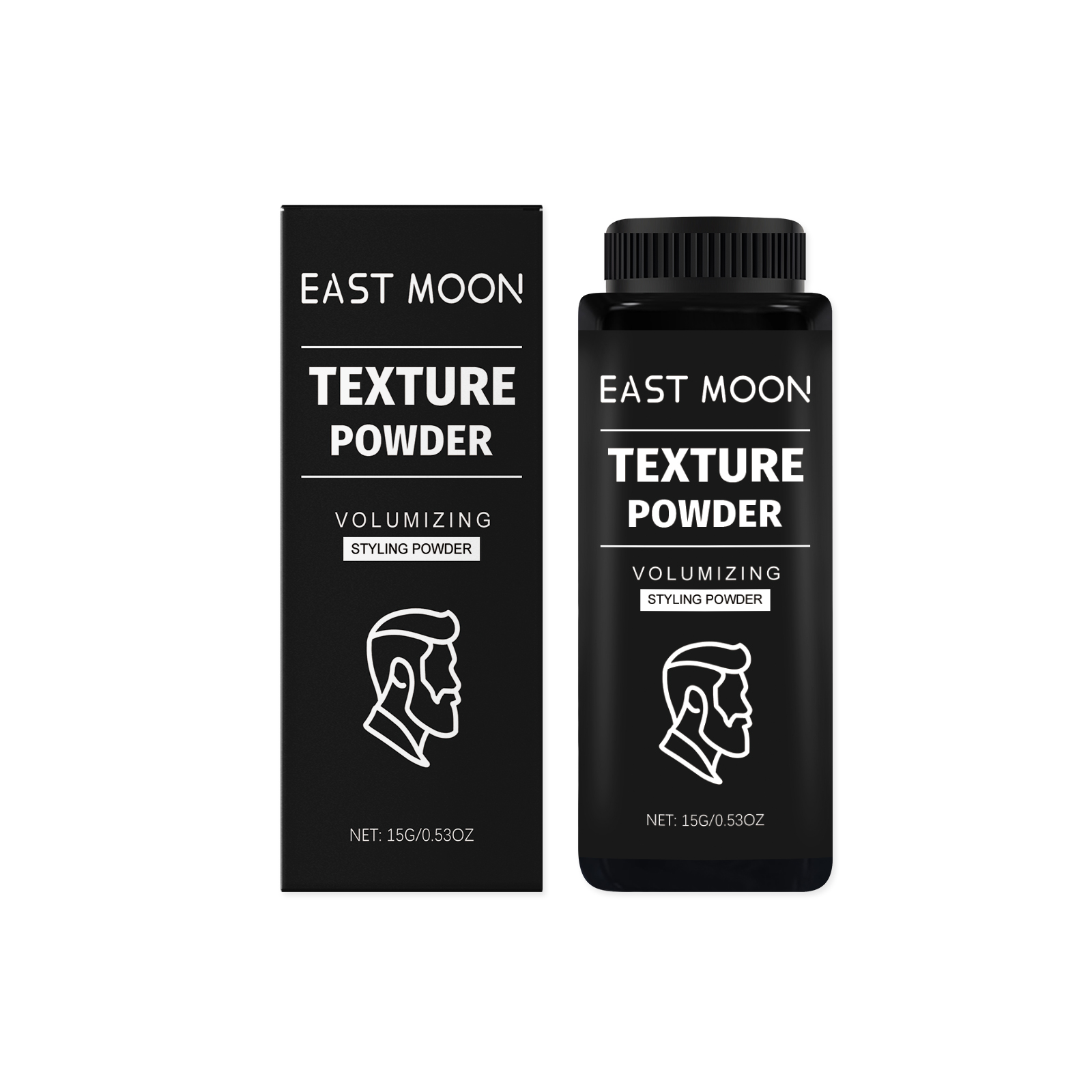 East Moon Men's Styling Volumizing Powder, Fluffy Hair Quality Control Oil Refreshing Hair Care Styling Hair Texture Powder