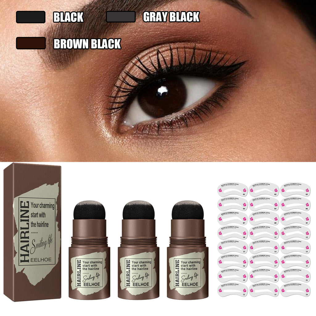 EELHOE Hairline, Eyebrow Marks, Eyebrow Cards, Eyebrow Cakes, Hairline, Eyebrow Marks, Natural, Lazy Eyebrows, Quick Makeup, Eyebrow Marks