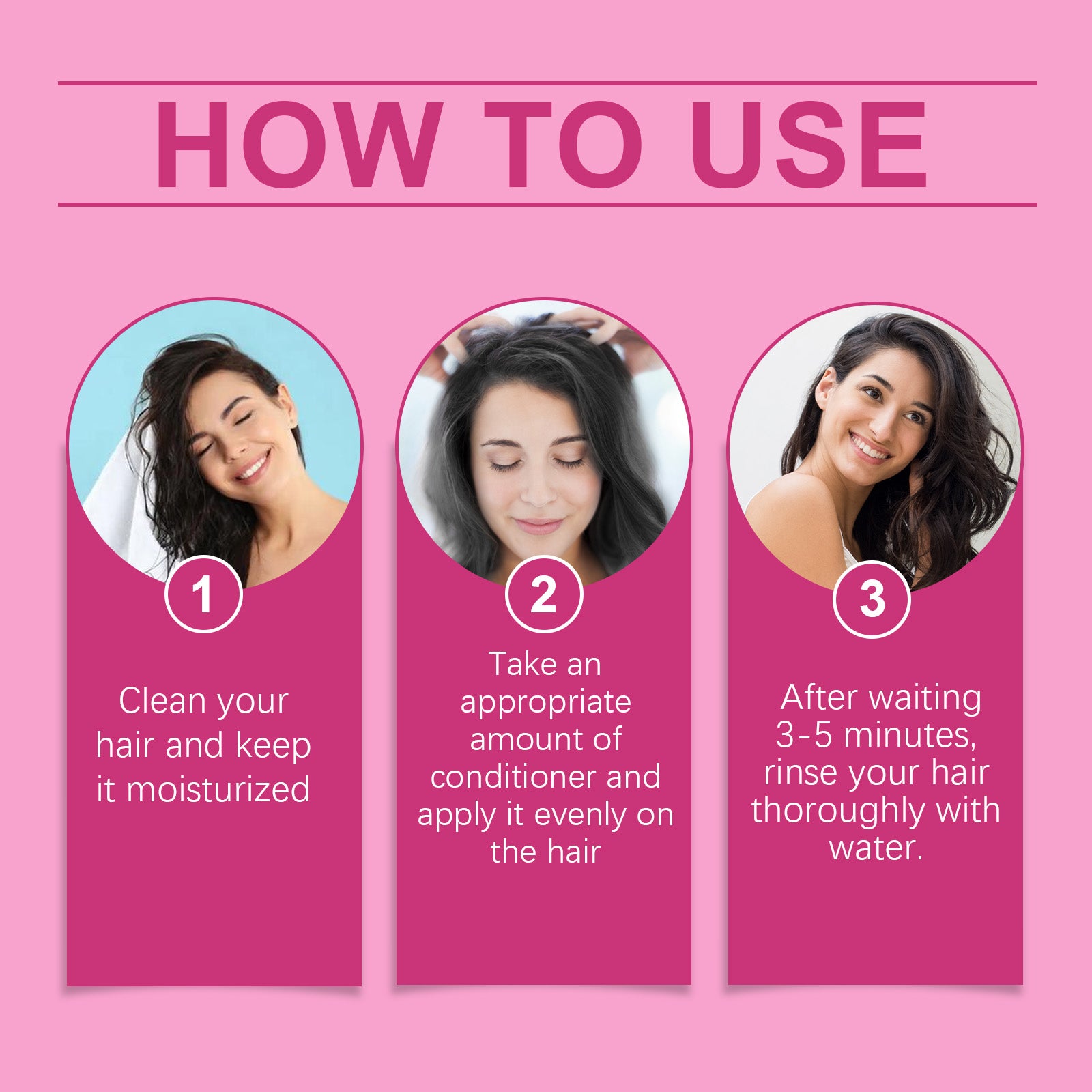 Viareline Glossy Nourishing Conditioner For Improving Dry Hair And Smoothing Smoothing Conditioner For Repairing And Smoothing