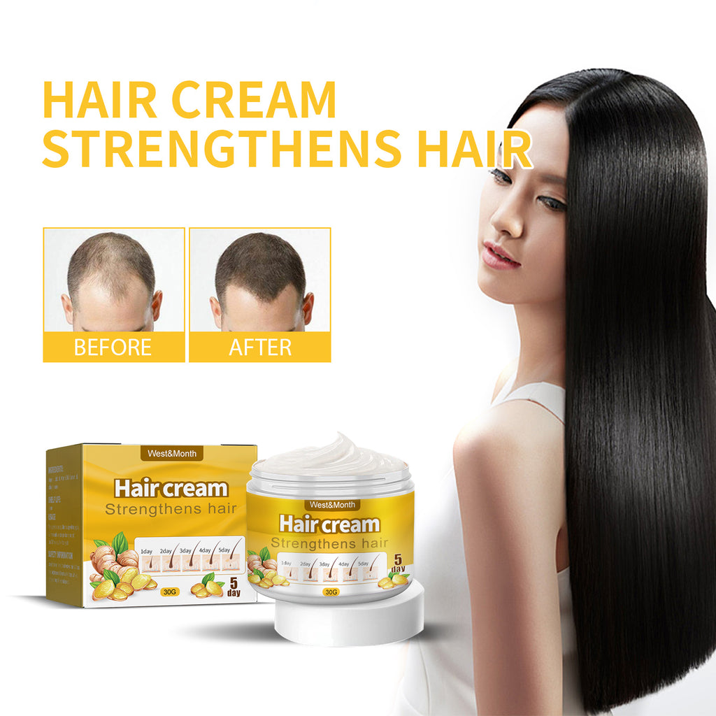 West&Month Hair Cream, Strengthens Hair, Firming Oil, Moisturizing And Smoothing Hair Conditioner