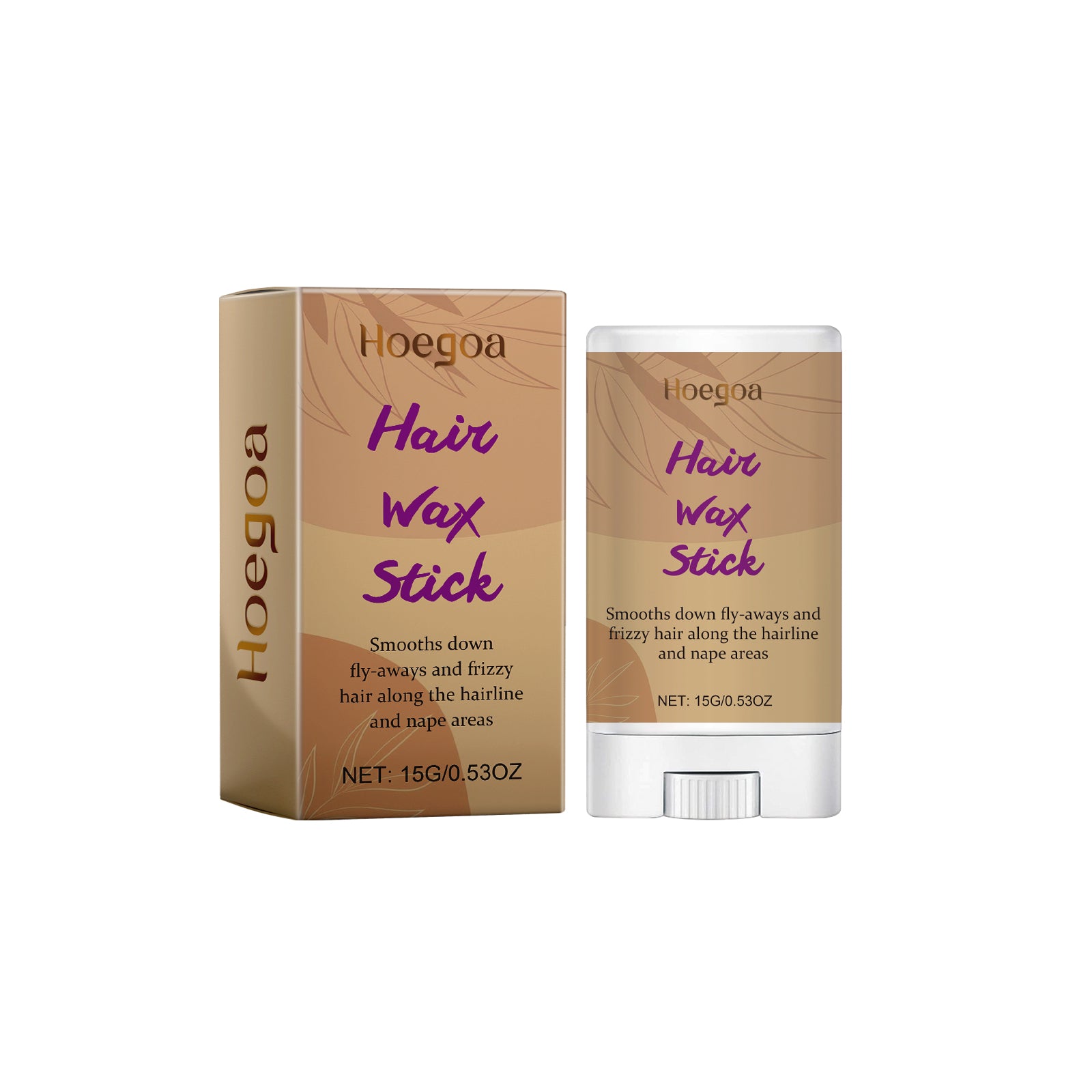 Hoegoa Hair Wax Stick, For Breaking Hair And Hair Care, Natural Luster, Smoothing Frizz, Long-Lasting Styling, And Breaking Hair Care Stick