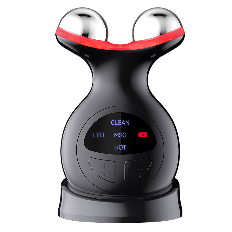 EMS Neck Massage Roller Facial V-Shaping Electric Massager for Home Beauty Device