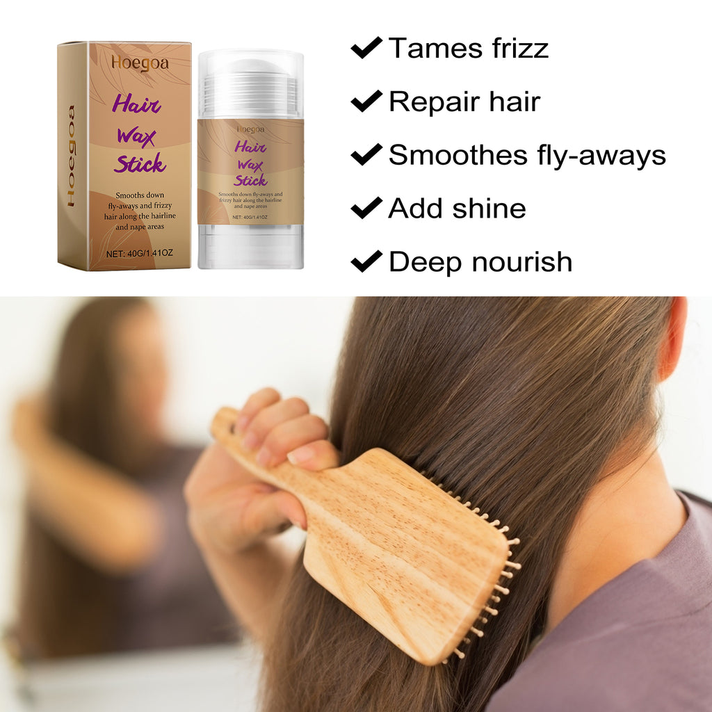 Hoegoa Hair Straightening Stick, A Natural And Lustrous Hair Straightening Stick That Smoothes Frizz And Provides Long-Lasting Styling